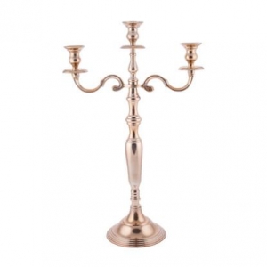 ŞAMDAN ÜÇ KOLLU 55 CM (BRONZ)