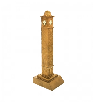 ALTIN RENK BÜYÜK SAAT BİBLO (25CM) (ÖZEL TASARIM KUTUSUYLA)