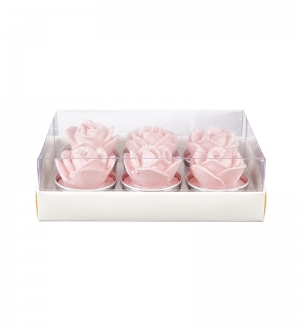 GÜL MUM TEALIGHT 4 X 4 CM 6'LI PAKET