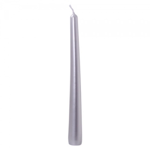MUM ŞAMDAN 25 CM. 12'Lİ PK. (SILVER)