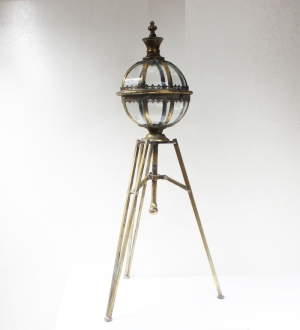 AYAKLI METAL DEKORATİF MUMLUK 120 cm 