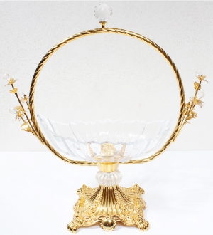 GOLD YAYVAN AYAKLI KULPLU YAYVAN ŞEKERLİK